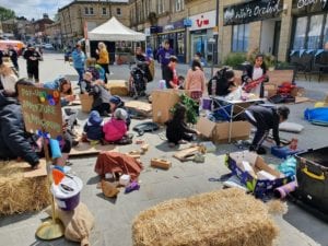 The children of Accrington at play